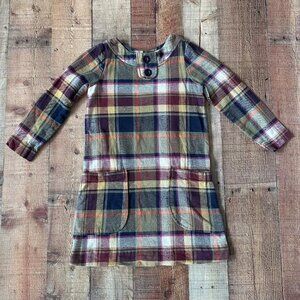 Anthem of the Ants green and blue plaid dress girl's 10